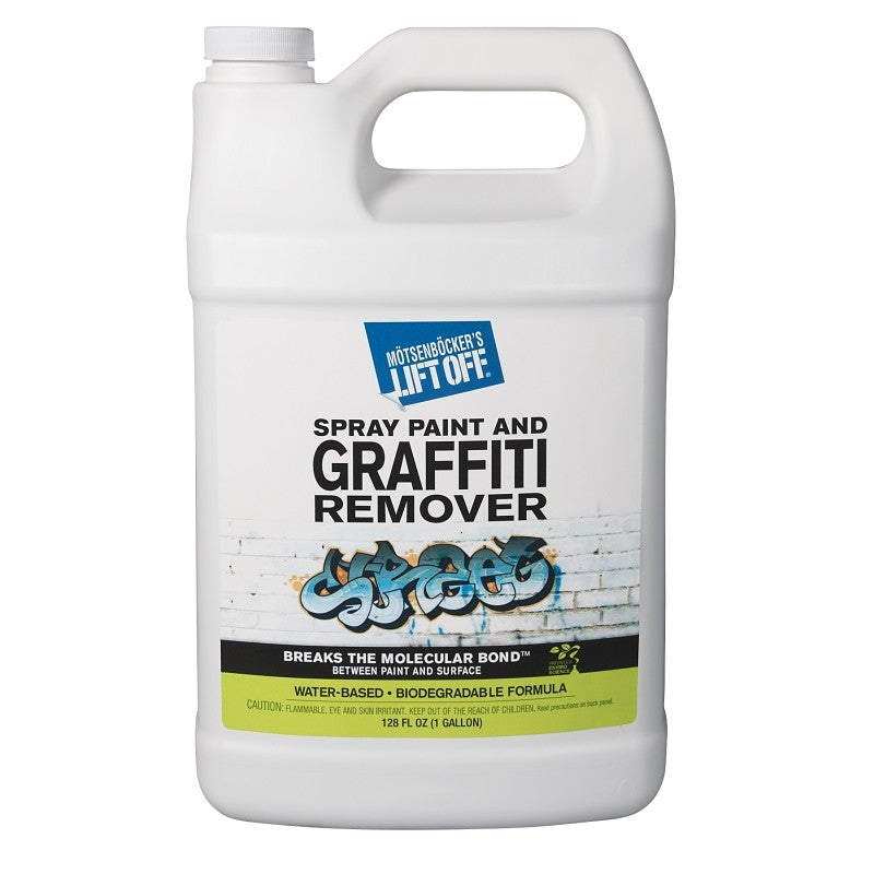 Motsenbocker's Lift Off 41201 Paint and Graffiti Remover, Liquid, Mild, 1 gal, Bottle (Pack of 4)