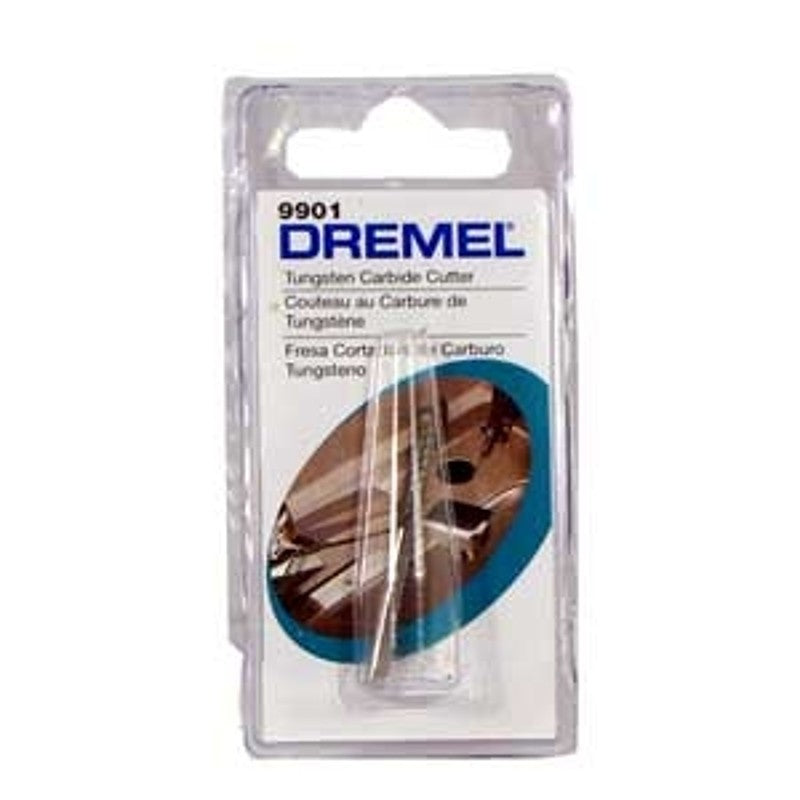 Dremel 9901 Cutter, 1/8 in Dia, 1-1/2 in L, Tungsten Carbide