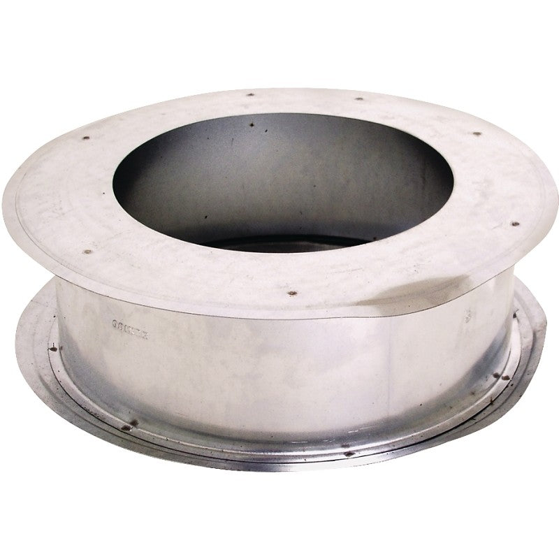 AmeriVent 5EWT Series Wall Thimble, 5-9/16 in ID x 3-1/16 in L Dimensions, 0.018 ga, Galvanized Steel