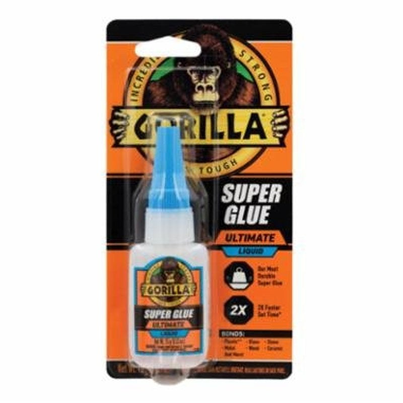 Gorilla 115803 Super Glue Ultimate, Liquid, Clear, 15 g