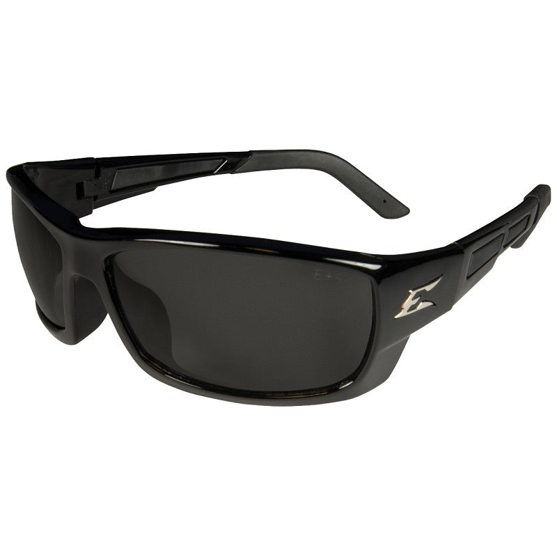 Edge MAZENO Series PM116 Non-Polarized Slim-Fit Safety Glasses, Nylon Frame, Black Frame, UV Protection: Yes