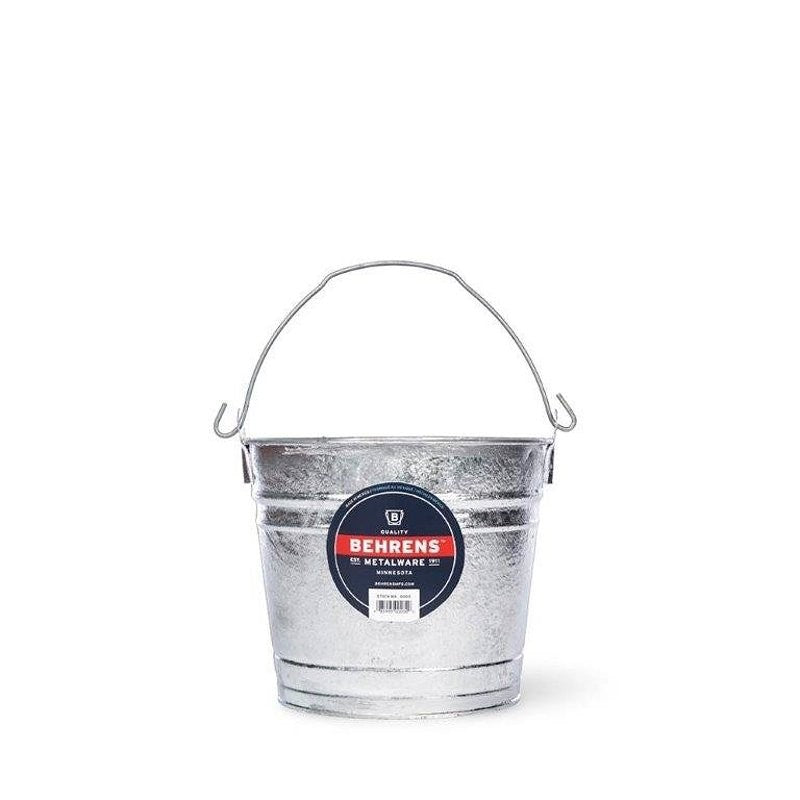 Behrens 1208 Pail, 8 qt Capacity, Steel