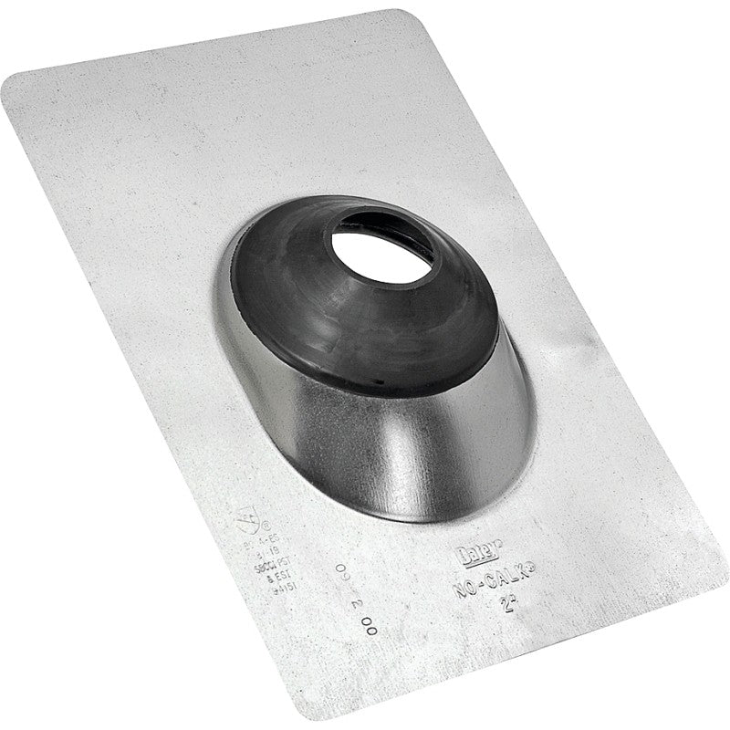 Hercules No-Calk Series 11854 Roof Flashing, 12-1/2 in OAL, 9 in OAW, Galvanized Steel (Pack of 6)