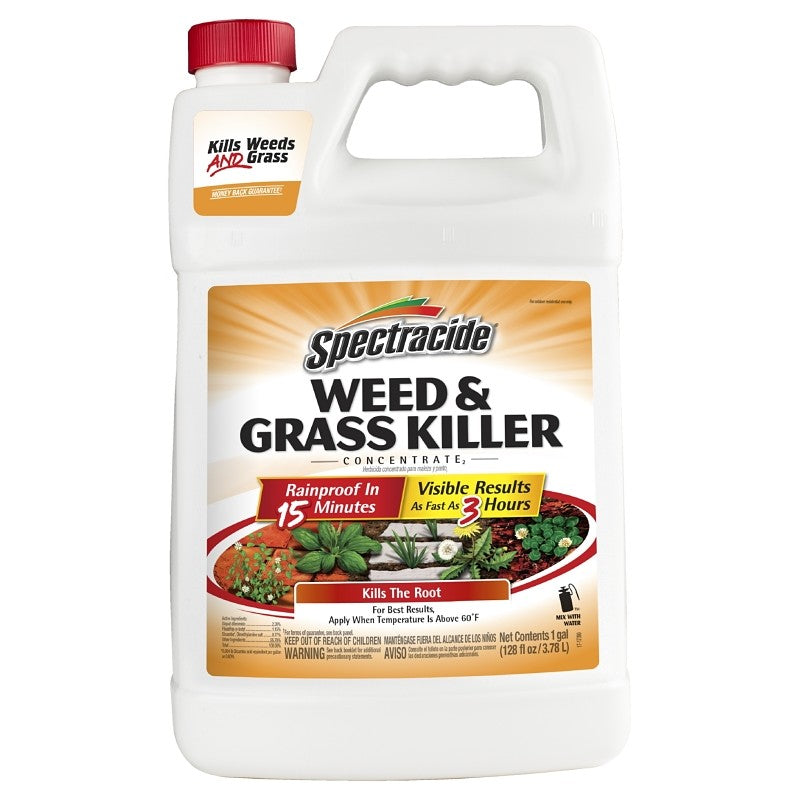 Spectracide HG-96620 Concentrated Weed and Grass Killer, Liquid, Spray Application, 1 gal
