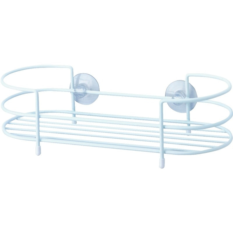 Simple Spaces SS-SC-29-PE-3L Shower Caddy, 1-Shelf, Steel, 11-5/8 in OAW, 3-1/8 in OAH, 4-1/2 in OAD, 10 lb