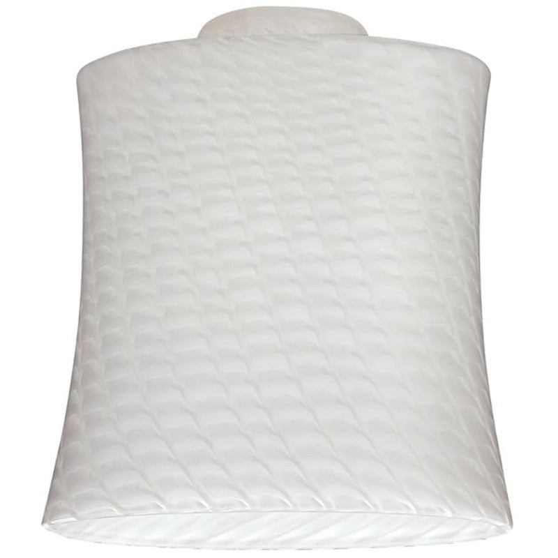 Westinghouse 8141200 Light Shade, Slightly Flared, Glass, White