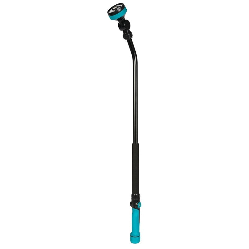 Gilmour 820522-1001 Watering Wand, Swivel Inlet, 5 -Spray Pattern, Articulated, Plastic, Black/Blue, 34 in L Wand