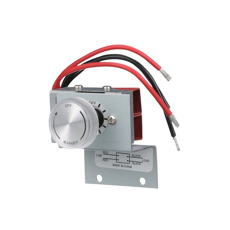 TPI TBD Thermostat Kit, Built-In, Bi-Metal, White/Ivory