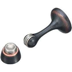 Magnetic Door Stop Floor Or Wall Mount Dark Bronze With Copper Highlights