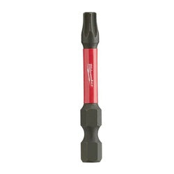 Milwaukee SHOCKWAVE 48-32-4985 Power Bit, T25 Drive, Torx Drive, 1/4 in Shank, Hex Shank, 2 in L, Alloy76 Steel
