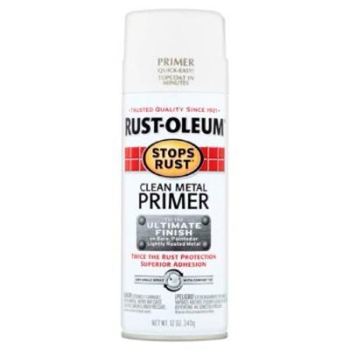 Rust-Oleum 7780830 Primer, White, Flat/Matte, 12 oz