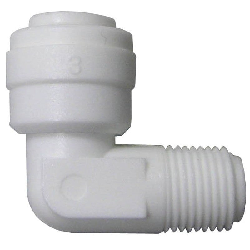 Watts PL-3008 Tube Elbow, 1/4 x 1/8 in, 90 deg Angle, Nylon, 150 psi Pressure