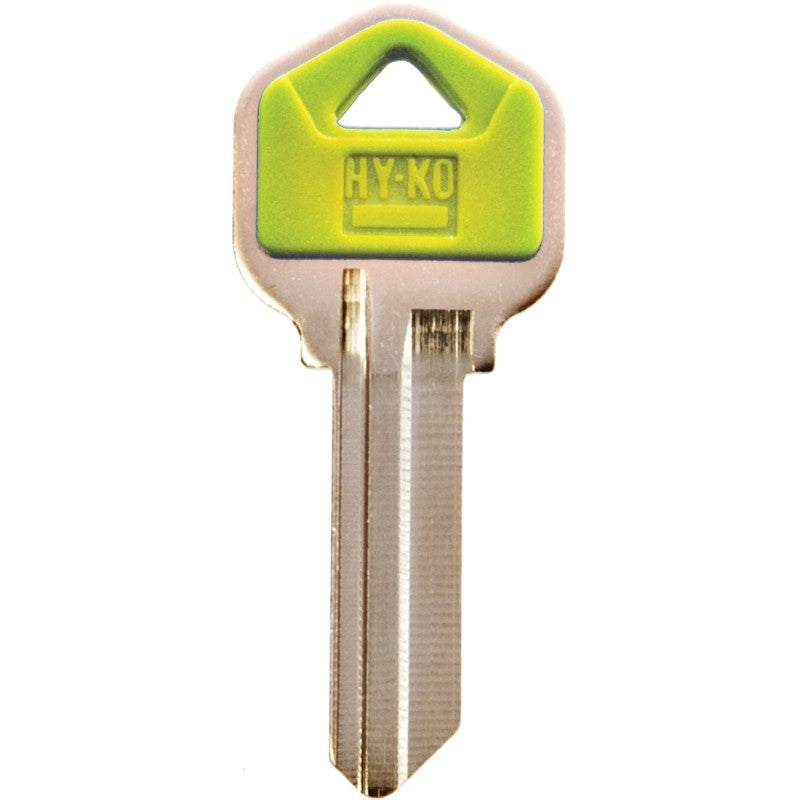 Hy-Ko 13005KW1PY Key Blank, Brass/Plastic, For: Kwikset Cabinet, House Locks and Padlocks (Pack of 5)