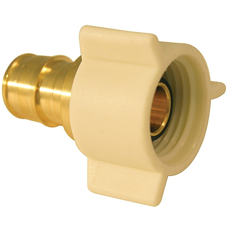Apollo ExpansionPEX Series EPXFA12S Swivel Pipe Adapter, 1/2 in, Barb x FNPT, Brass, 200 psi Pressure