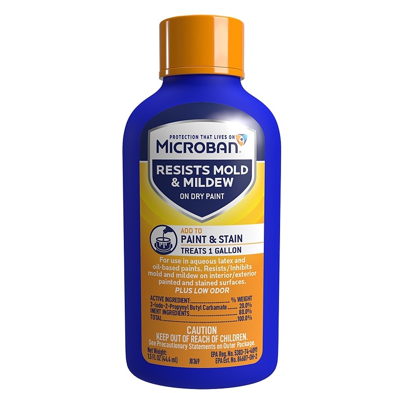 Microban MBPA100 Paint and Stain Additive, Liquid, Clear, 1.5 fl-oz