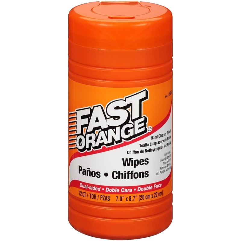 Fast Orange 25051 Cleaning Wipes, Citrus, White