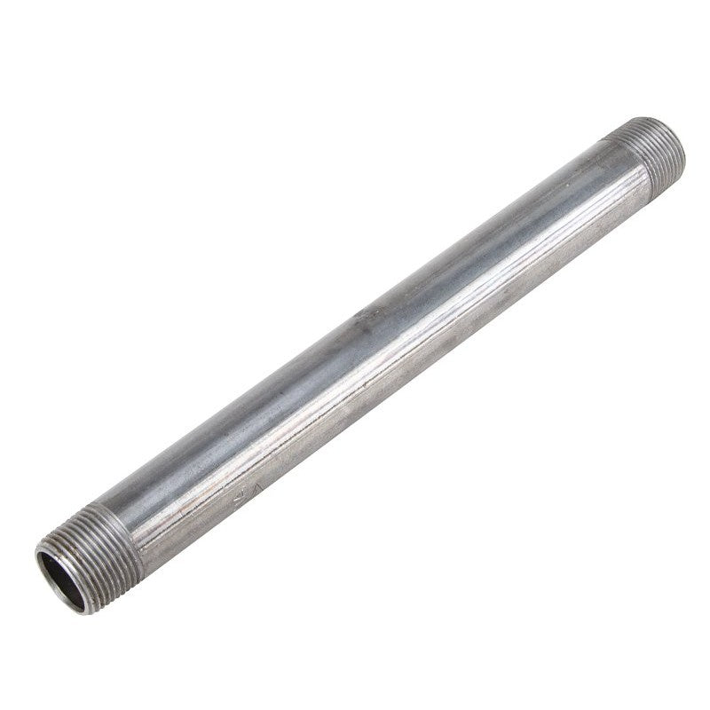 ProSource 3/4X8B Pipe Nipple, 3/4 in, Male, Steel, SCH 40 Schedule, 8 in L