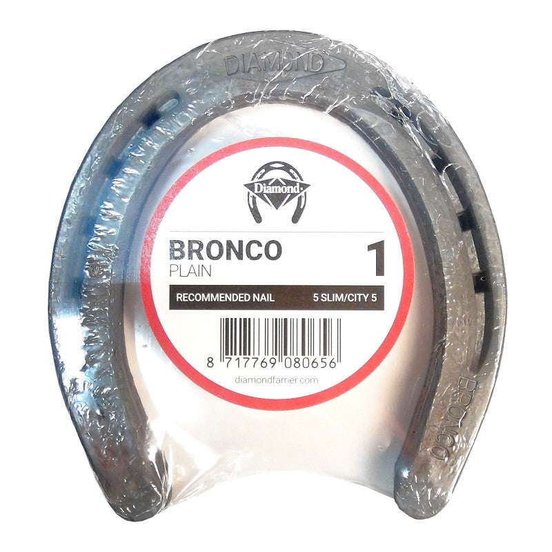 Diamond 1PLAINB Horseshoe, 5/16 in Thick, #1, Steel