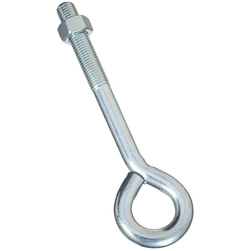 National Hardware N347-732 Series Eye Bolt, 10 in OAL, 3/4 in Thread, 675 lb Working Load, Steel, Zinc