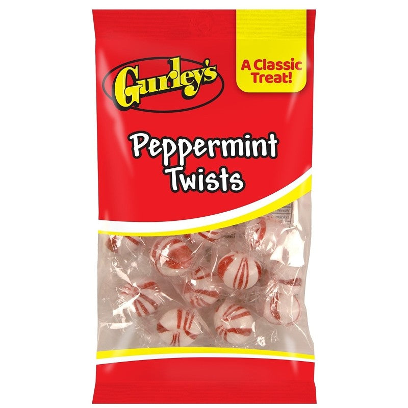 Gurley's 743792 Candy, Hard, Peppermint Twist Flavor, 4 oz (Pack of 12)