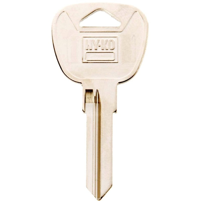 Hy-Ko 11010BMW3 Automotive Key Blank, Brass, Nickel, For: BMW Vehicle Locks (Pack of 10)