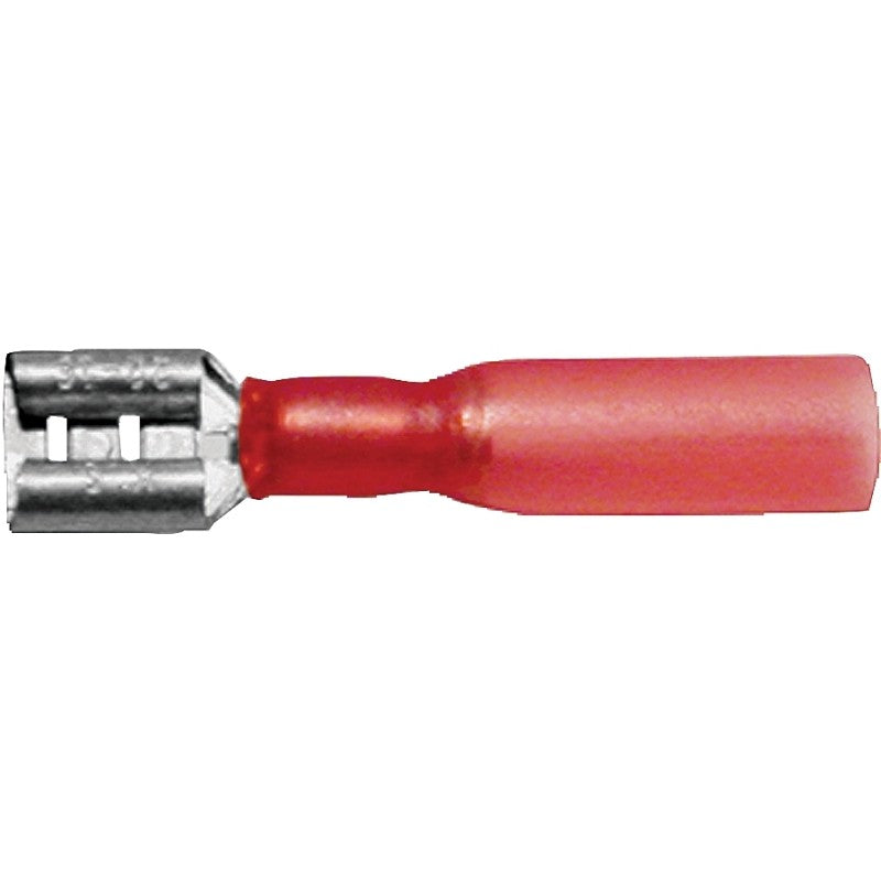 Calterm 65741 Connector, 22 to 18 AWG Wire, Copper Contact, Red