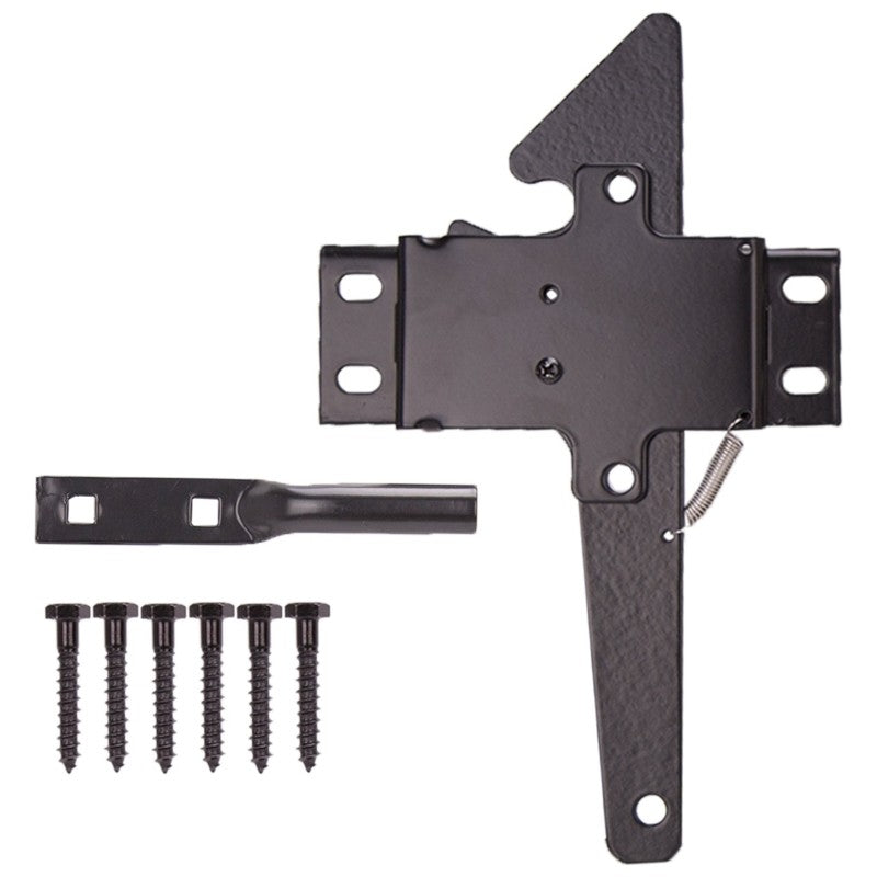ProSource 33294PKS-PS Gate Post Latch, 1/2 in Bolt Head, 5-7/8 in L Bolt, Steel, Powder-Coated