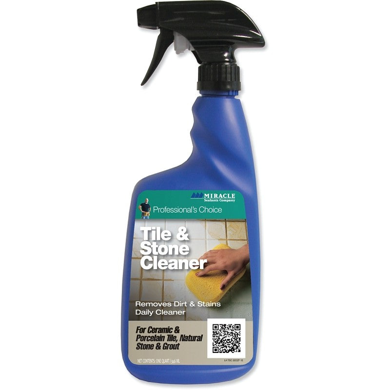 Miracle Sealants TSC-6/1-32OZ Tile and Stone Cleaner, 32 oz, Liquid, Floral, Brown