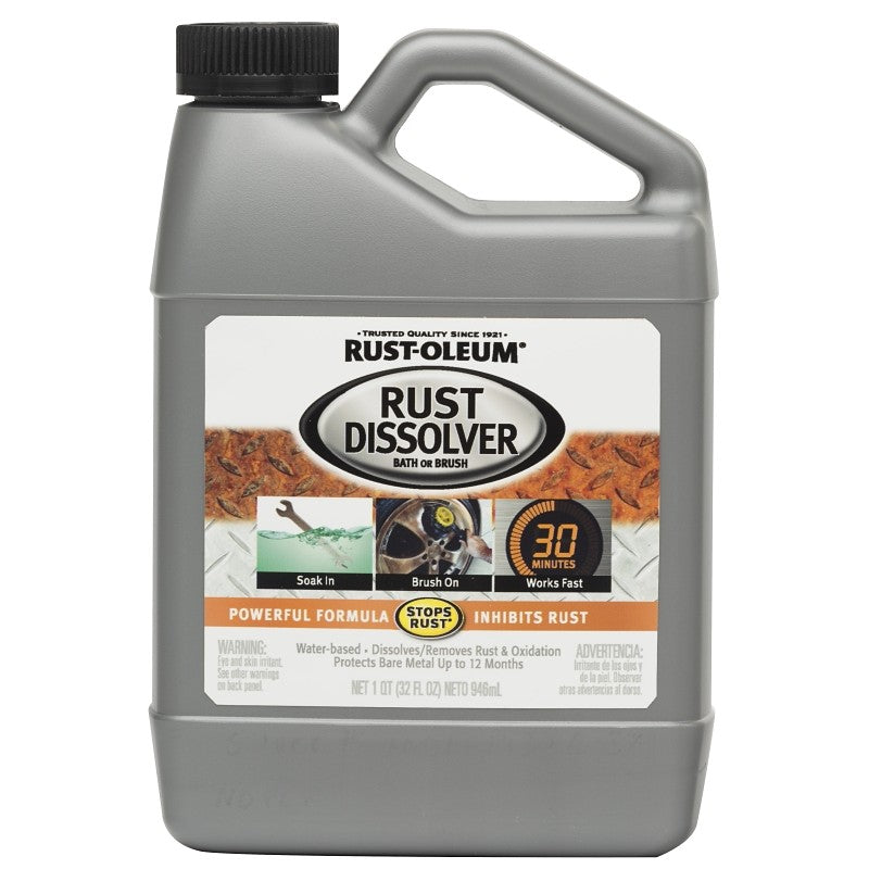 Rust-Oleum 293617 Rust Dissolver, Liquid, Mild, 1 qt