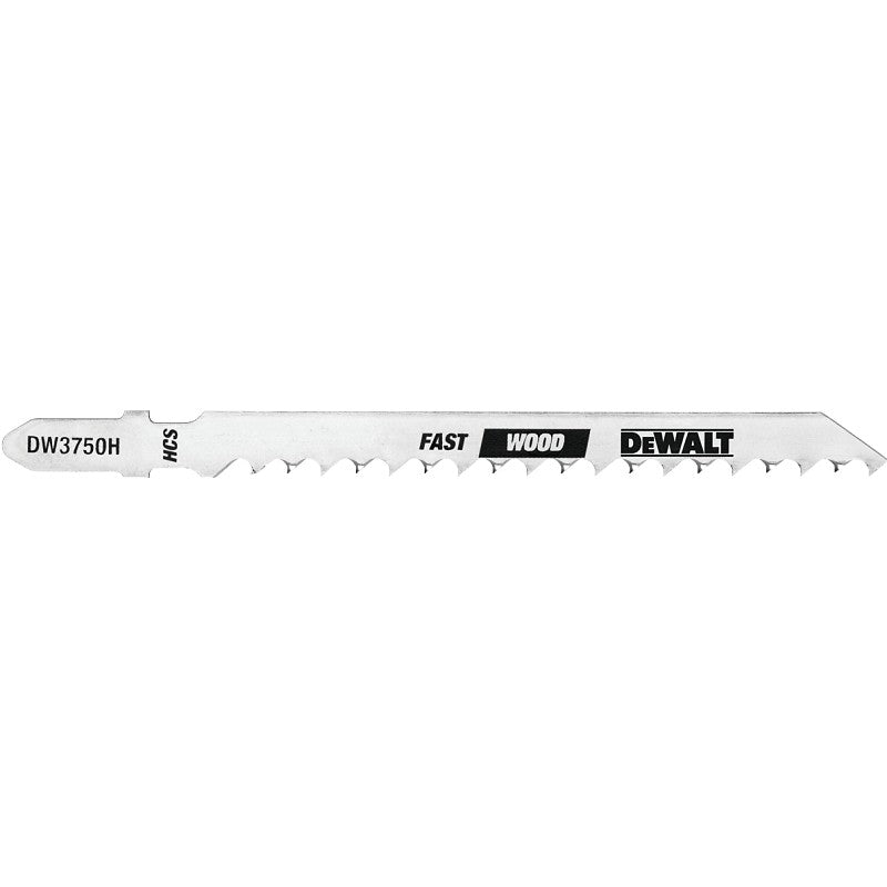 DEWALT DW3750H Jig Saw Blade, 1/4 in W, 6 TPI, 4 in L