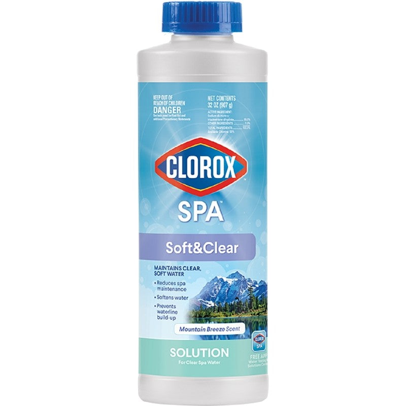 Clorox Pool & Spa 58032CSP Soft and Clear Chemical, 32 oz (Pack of 6)