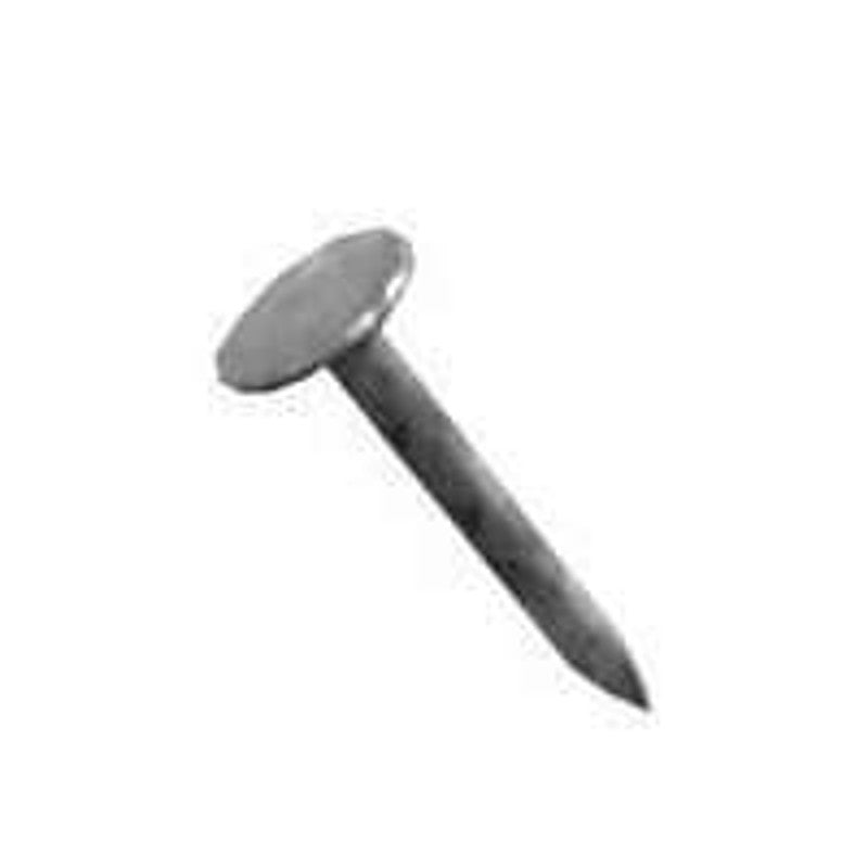 ProFIT 0132179 Hand Drive Roofing Nail, 3 in L, Flat Head, 11 ga, Steel, 25 lb