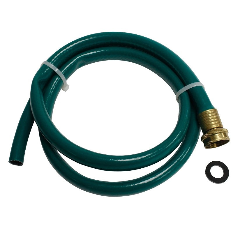 Lasco 16-1780 Filler Hose, 3/4 in ID, 5 ft L, Female x Plain End, Rubber