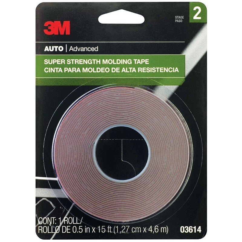 Bondo 03614 Molding Tape, 15 ft L x 1/2 in W