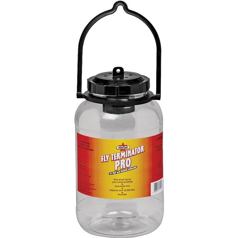 Starbar Fly Terminator 100520212 Fly Trap, Solid, Fish, 1 gal