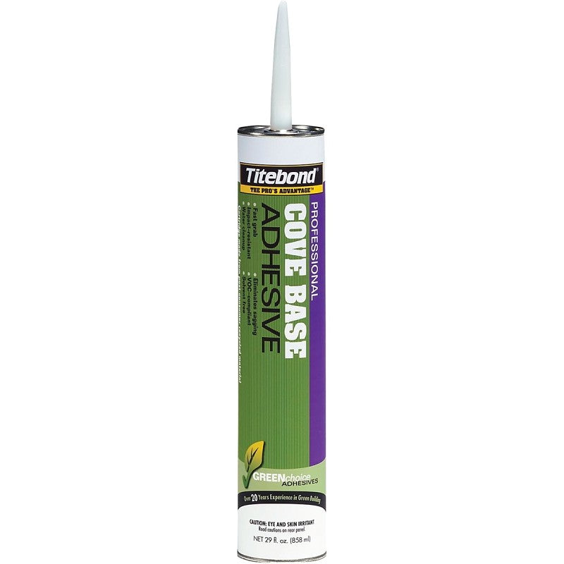 Titebond 3402 Cove Base Adhesive, Beige, 29 oz Cartridge