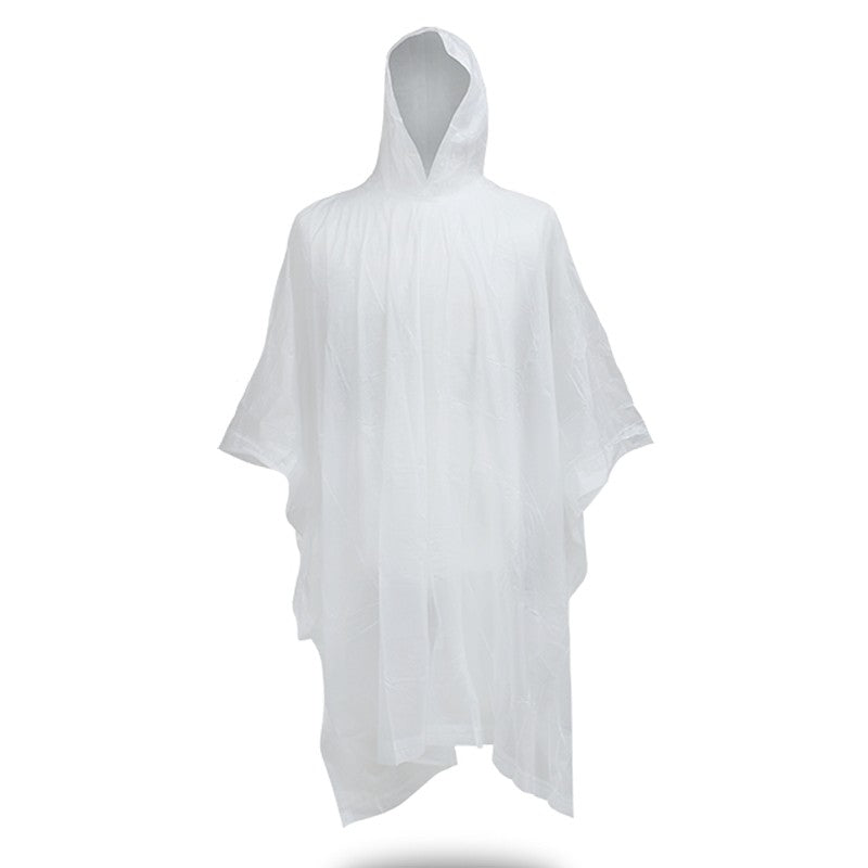 Boss 61 Poncho, Vinyl, Clear, Attached, Hooded