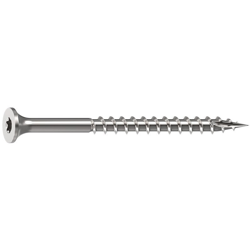 Camo 0348159 Deck Screw, #10 Thread, 2-1/2 in L, 2/3 Thread, Bugle Head, Star Drive, Sharp, Type-17 Point, 1750
