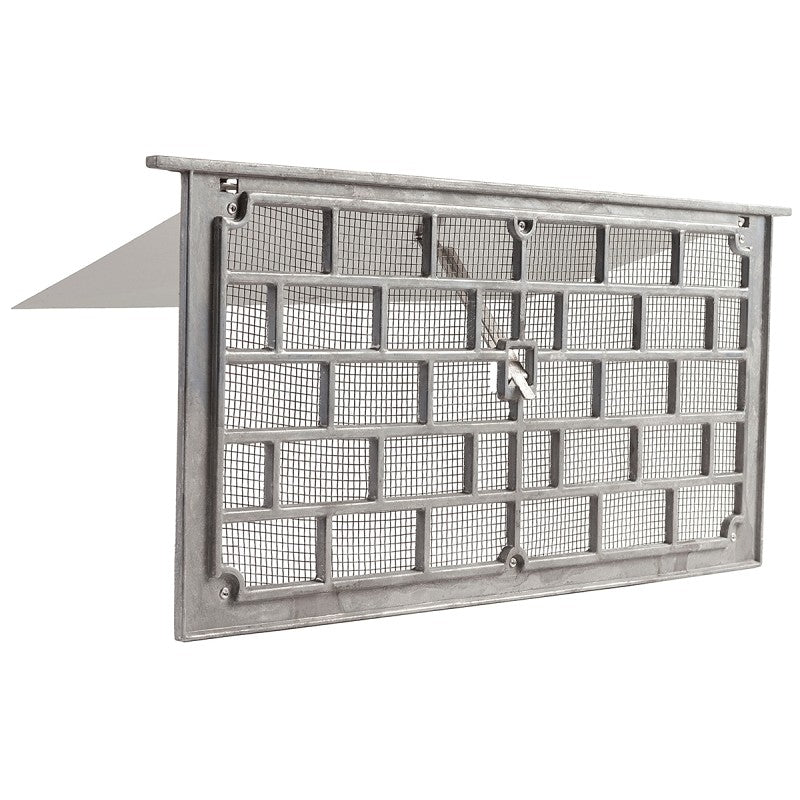 Master Flow LW1 Foundation Vent, 50 sq-in Net Free Ventilating Area, Aluminum (Pack of 12)