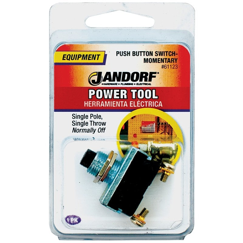 Jandorf 61123 Switch, 16/10 A, 125/250 V, SPST, Screw Terminal