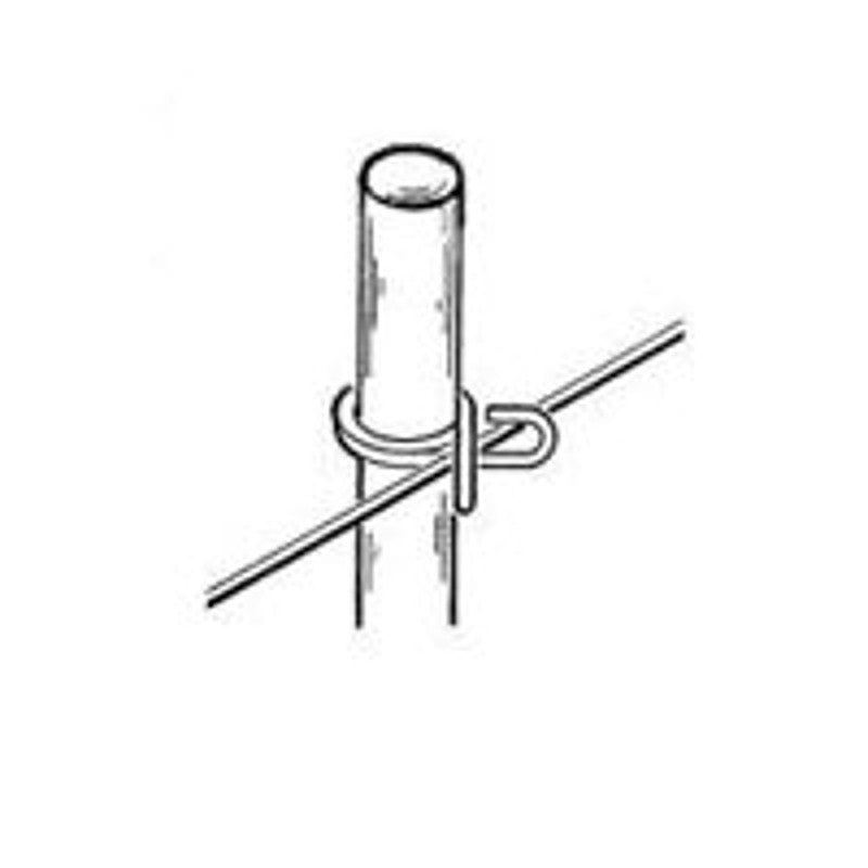 Parmak 766 Rod Post, 48 in OAH, Fiberglass, White (Pack of 20)