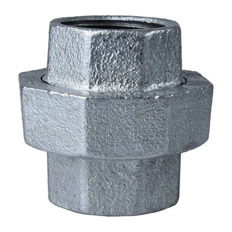 ProSource 34B-1-1/2G Pipe Union, 1-1/2 in, Threaded, Malleable Iron, 40 Schedule, 300 psi Pressure