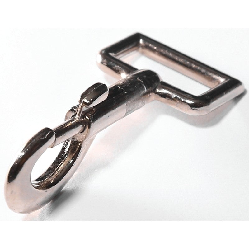 Baron 25-3/4 Bolt Snap, 30 lb Working Load, Zinc-Aluminum Alloy, Nickel (Pack of 10)