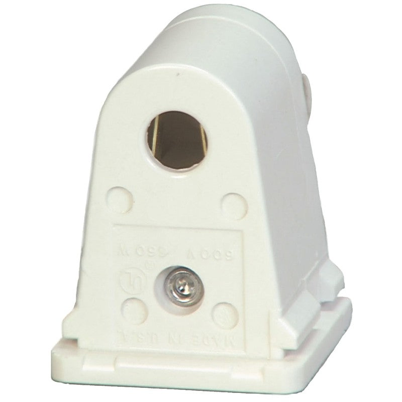 Eaton Wiring Devices 2506W-BOX Lamp Holder, Stationary, 1.31 in W x 1.73 in H Dimensions, 600 VAC, 660 W, White (Pack of 10)