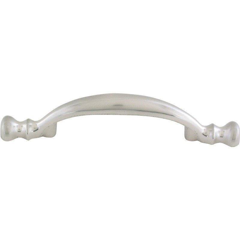 Amerock BP874G9 Cabinet Pull, 5-1/16 in L Handle, 1-1/8 in H Handle, 1 in Projection, Zinc, Sterling Nickel