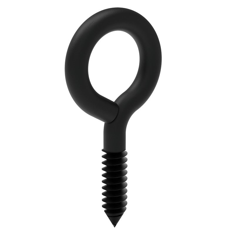 National Hardware N820-085 Screw Eye, #8, 1-5/8 in OAL, 30 lb Working Load, Steel, Storm Shine