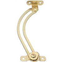 Friction Lid Support 5 Inch Right Hand Bright Brass Plated Steel