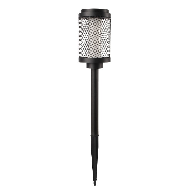 Boston Harbor 27098 Solar Pathway Light, Ni-MH Battery, AA Battery, 12-Lamp, LED Lamp, Metal/Plastic Fixture, Black (Pack of 12)