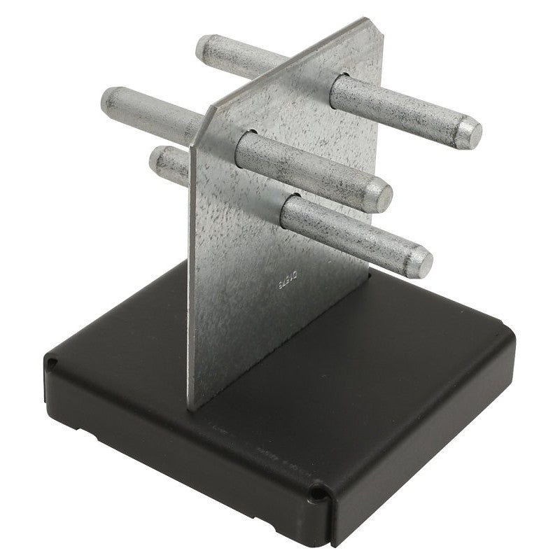 Simpson Strong-Tie CPTZ CPT66Z Concealed Post Base, 6 x 6 in Post, 12 ga Gauge, Steel, ZMAX (Pack of 8)