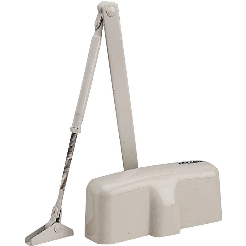 ProSource C102-BH-SA-IV Door Closer, Automatic, Aluminum, Ivory, 100 lb, 150 x 19 mm Mounting Hole Distance